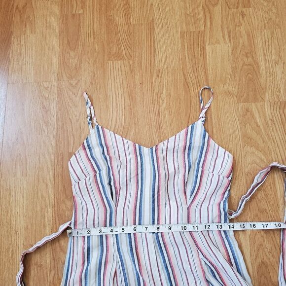 NEW! Love, Fire Stripe Belted Jumpsuit size Small - Picture 10 of 15